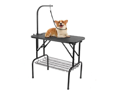 Foldable dog grooming table - foldable, table.