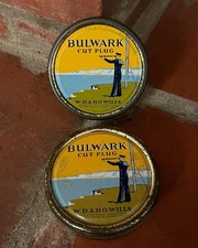 BULWARK CUT PLUG TOBACCO TINS
