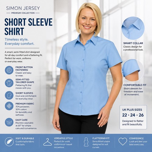 Womens blue work - womens,