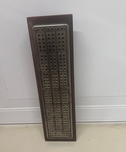 Antique cribbage board cast - antique,
