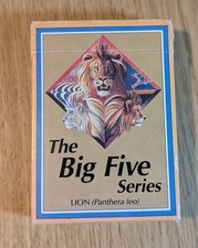 Playing Cards - The Big five Series - Lion - Protea Playing Card Company 