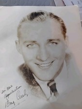 BING CROSBY Pre-Printed Signed Photo with Original Envelope - Thames Hospice