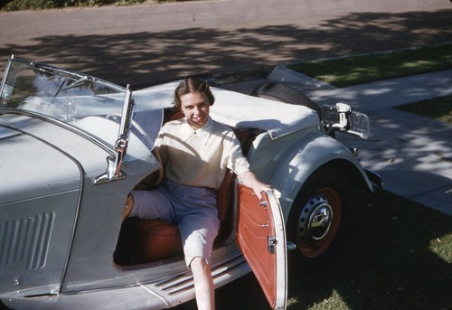 Sl35 slide 1950s pretty - slide, rk