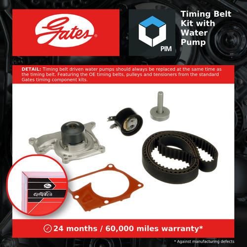 Timing belt water pump - timing,