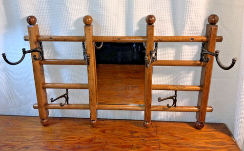 Antique stick ball oak hat - &,