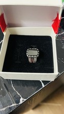 Men's 925 Sterling Silver Ring With Onyx Stone