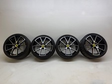 GENUINE LOTUS EMIRA DIAMOND CUT GLOSS BLACK ALLOY WHEELS MICHELIN TYRES SET em2