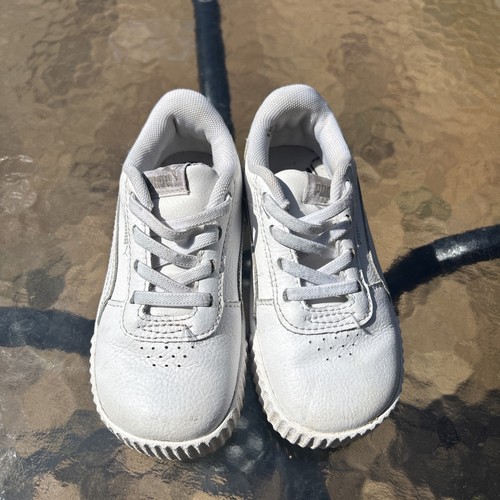 Puma cali white leather kids - puma,