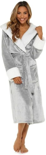 Ladies fluffy hooded - ladies,