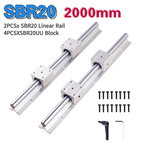 2pcs sbr20 2000mm 74inch - 2pcs,