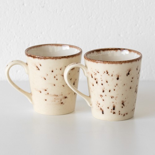 Set earthy coffee mugs - of,