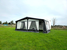 Camptech Cayman Touring Awning Size 15 1000-1025cm Steel Poles & Curtains VGC