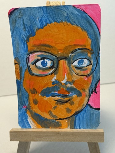 Aceo original art card - original,