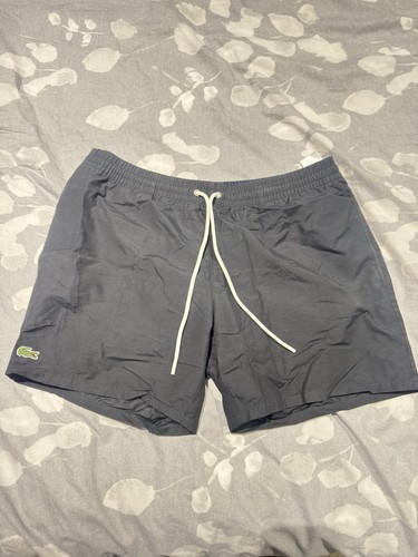 Lacoste swim shorts black - black,