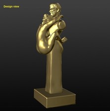 Erotic nude statuette of greek