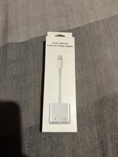 Adapter Splitter 2in1 Dual Headphone Audio & Charger For iPhone 13 12 11 X 14Pro