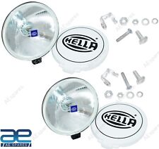 Pair Universal Hella Comet 500 Driving Lamp White Spot Light + Cover & Bulb