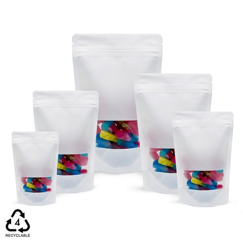 Recyclable stand pouch - stand, up
