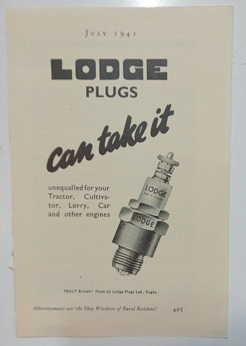 Vintage 1941 lodge plugs - 1941,