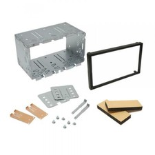 Universal Double DIN Car Stereo Radio Headunit 113mm Fitting Cage Mounting Kit