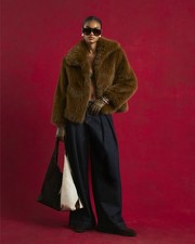 River Island Womens Brown Faux