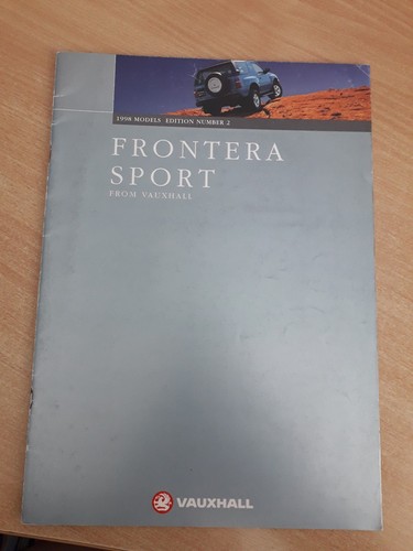 Vauxhall frontera sport sales - vauxhall,