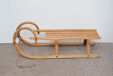 Vintage old wooden sleigh
