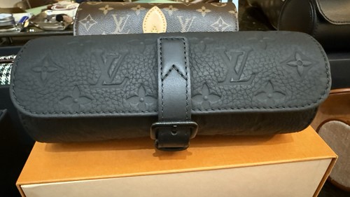 Louis vuitton black leather - black,