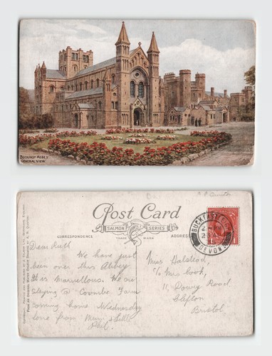 Postcard buckfast abbey - postcard,