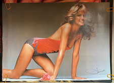 FARRAH FAWCETT VINTAGE 1977 CLASSIC SWIMSUIT FULL COLOR POSTER 20" x 28"