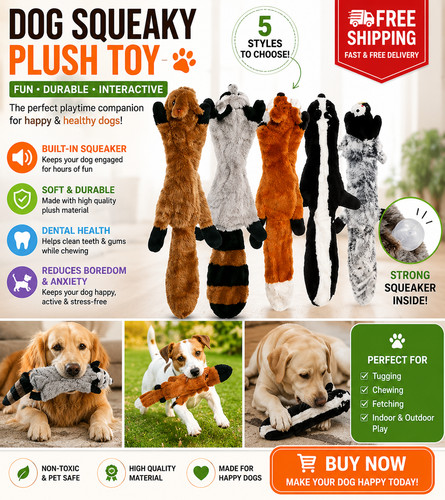 Stuffing plush dog toys - plush,