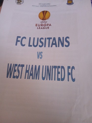 Lusitans west ham 3 - 3, page