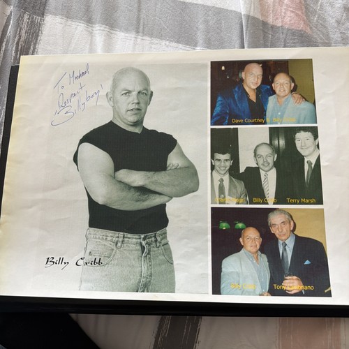 Billy cribb signed bare - cribb,