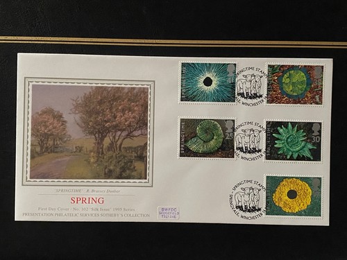 Sotheby silk fdc 102 - fdc,