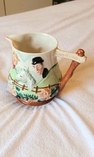 Lancaster Sandland Hand Crafted Widdicombe Fair Water Character Jug Hanley UK 