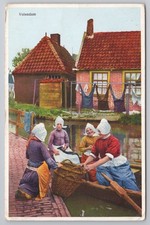 Vintage Holland Postcard Women