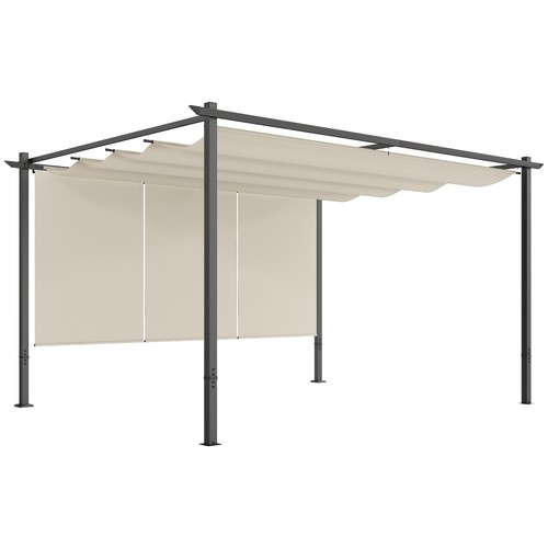 Outsunny metal pergola - outsunny, 3