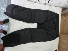 RST Tour1 CE Leather Trousers - Black / Black