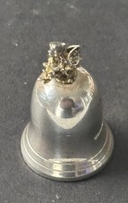 Vintage Novelty HM 1995 Silver Tooth Fairy Pill Tooth Trinket Box