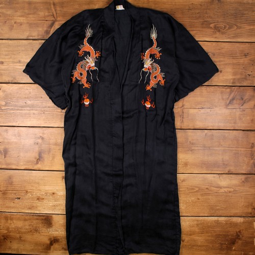 Vintage silk kimono - vintage,