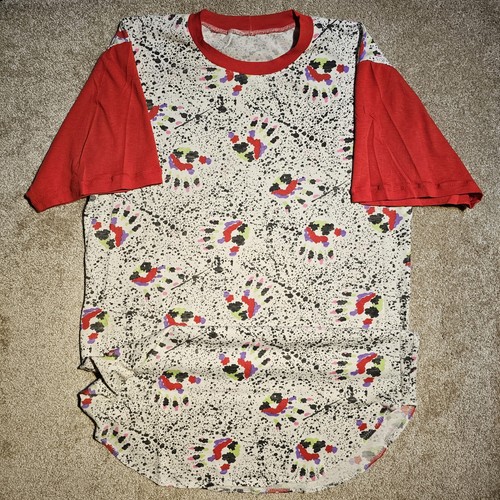 Vtg 80s handprint - vtg, neon