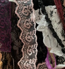 Burlesque Lace Bundle - 10 metres supplied in various colours and widths