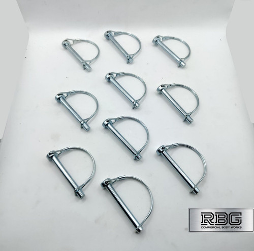 10x lock pins - lock, 8x70mm