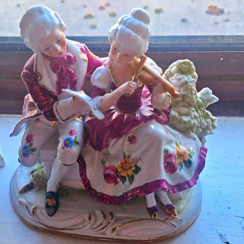 German porcelain figurine - german,