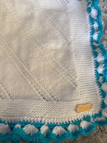 Hand made knitted baby - made,