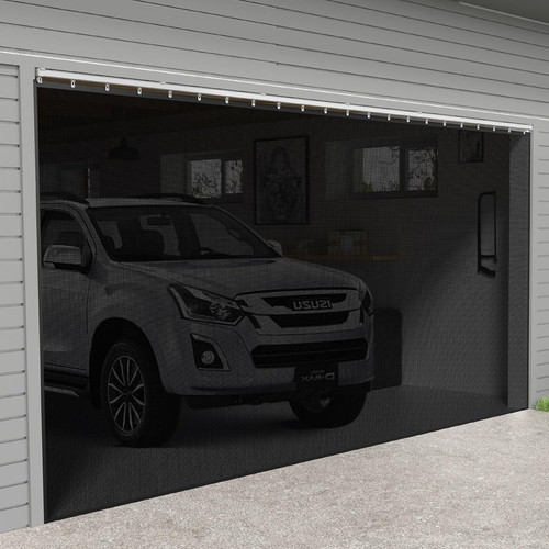 Sliding garage door screen - garage,