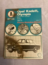 Opel kadett workshop - kadett, b