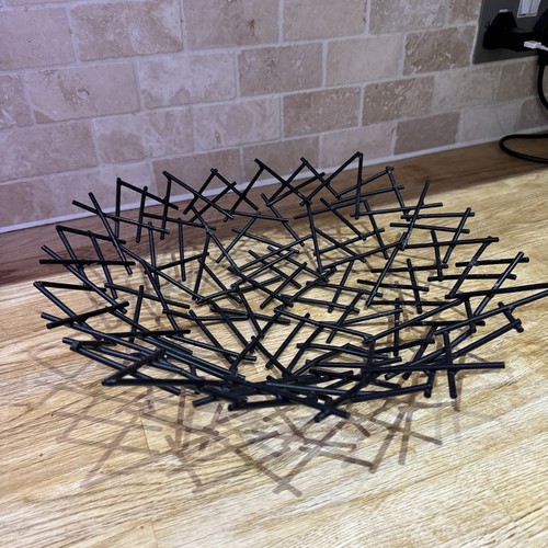 Black metal twig - black, branch