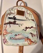 Loungefly Disney Jungle Book Mini Backpack Zipper Issues Retired Bag