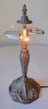 Tiffany Style Cast Lamp Art